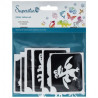 Superstar Glitter Tattoo Set DINO | 12 Adorable Stencils