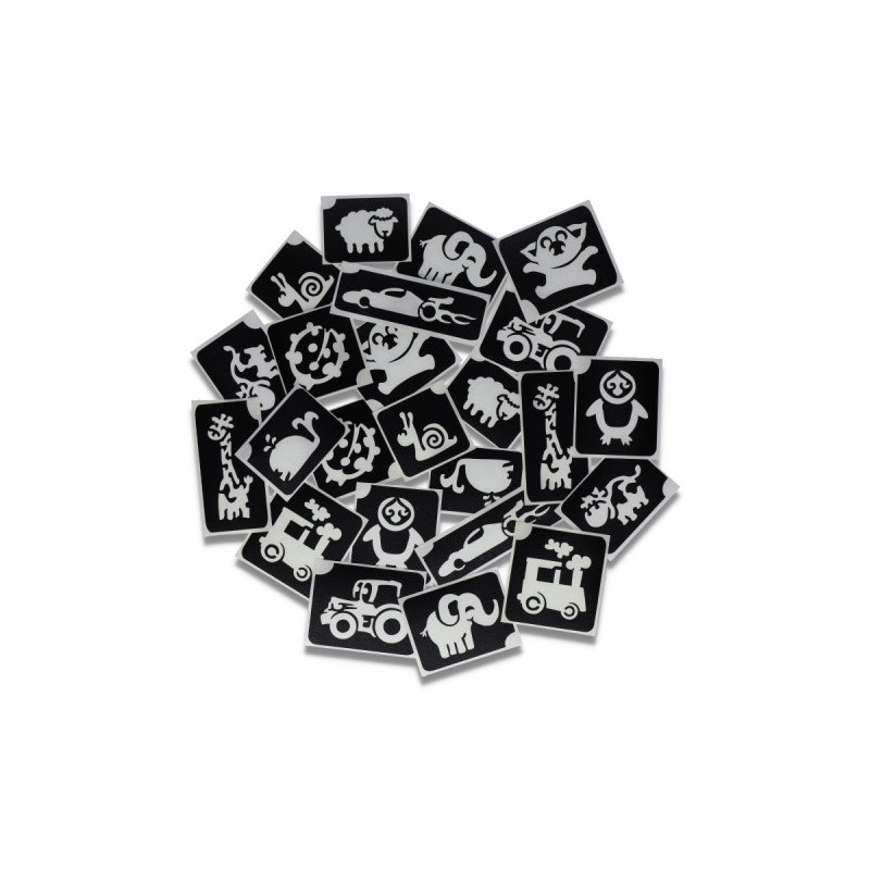 Superstar Glitter Tattoo Set CUTE XL | 24  Stencils