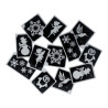 Superstar Glitter Tattoo Set WINTER | 12  Stencils