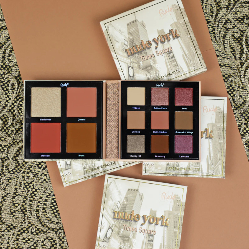 Rude Cosmetics Nude York Palette – Eyes & Face in One