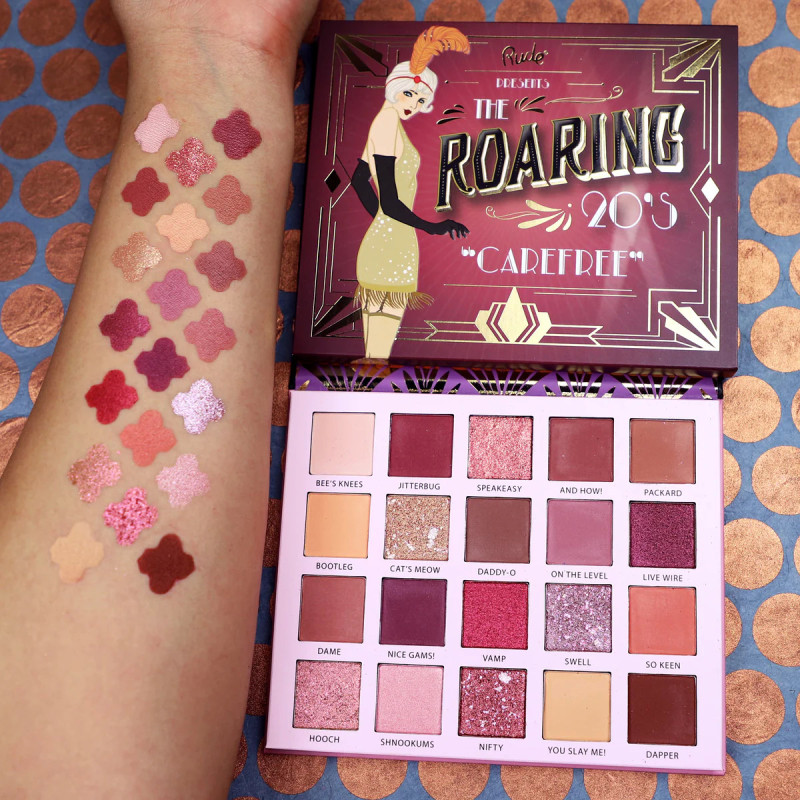 Rude Cosmetics Roaring 20’s Palette – 20 Eyeshadow Shades Carefree