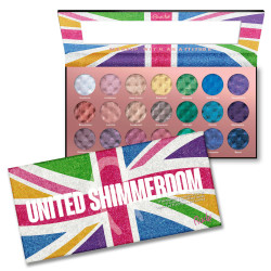 Rude United Shimmerdom - 21 Shimmer Eyeshadow Palette