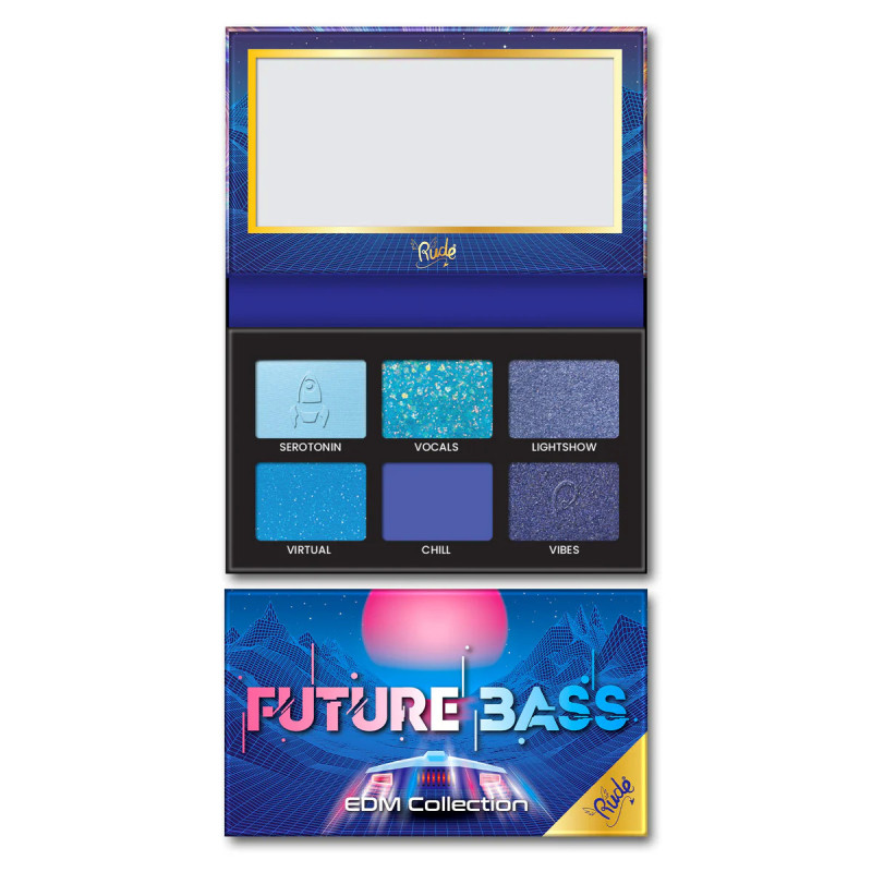 Rude Cosmetics – EDM Eyeshadow Palette: FUTURE BASS
