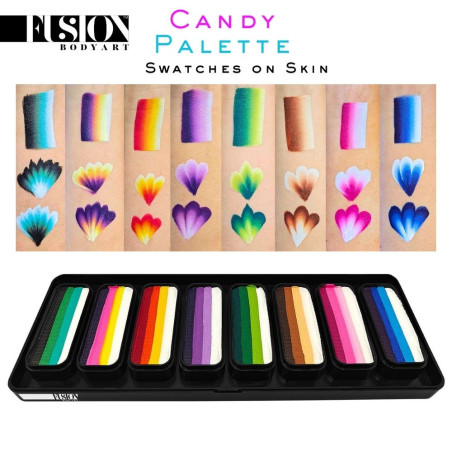 Fusion Thin Strokes | Candy Face Paint Palette