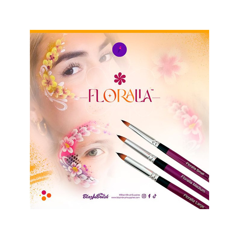 BlazinBrushes by Marcela Bustamente | Facepaintbrushes