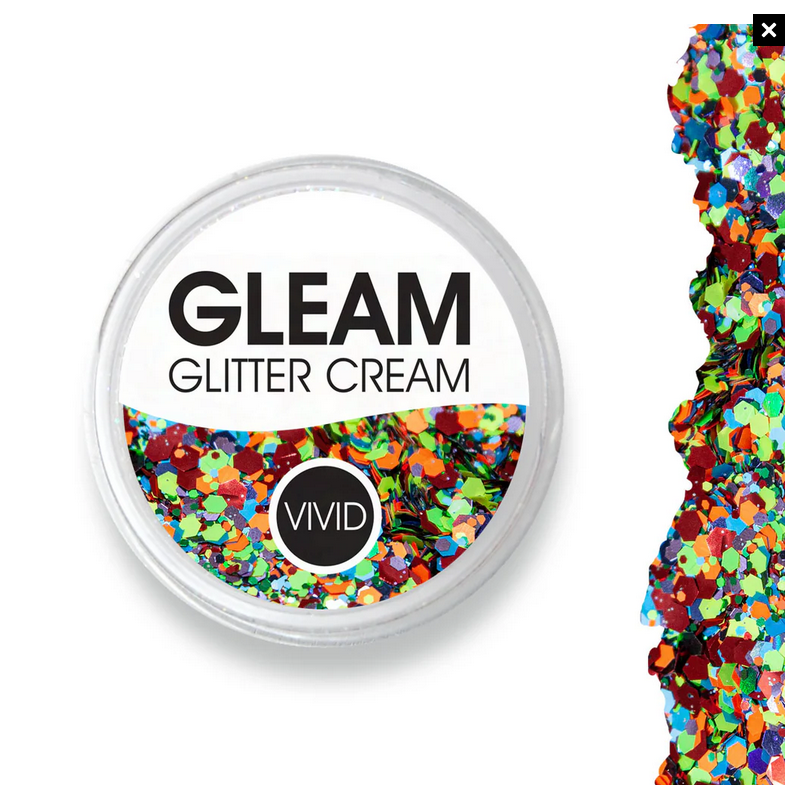 Vivid GLEAM | Face- & Bodyart Glitters| Festivalglitter | Glittercream