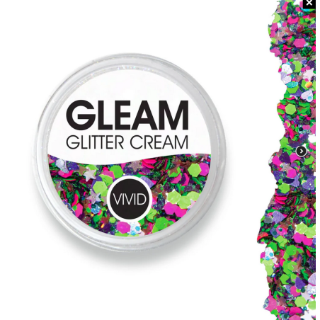 Vivid GLEAM | Face- & Bodyart Glitters| Festivalglitter | Glittercream