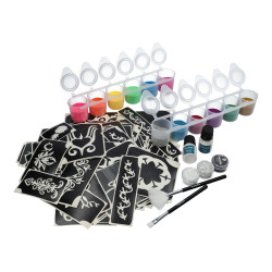 Glitter Tattoo Set Big Festival PRO | Complete glitter tattoo kit