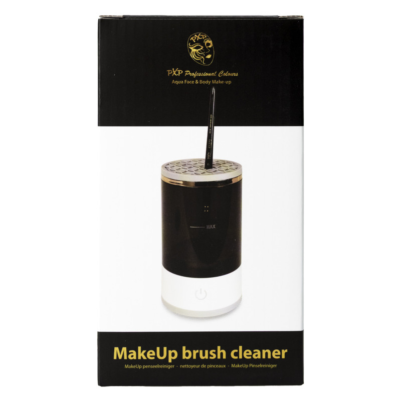 With the PXP Electric Brush Cleaner CE, you can clean your makeup brushes quickly, easily, and professionally.