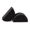 PXP makeup sponge, black, half