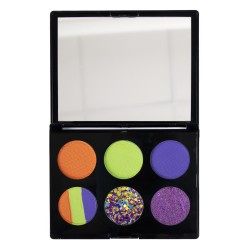 PXP Face Paint | PXP Mix Palette – Wicked | Glitter Set