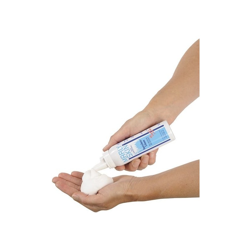 The Marly Skin foam protects, strengthens and regenerates your skin barrier – like a second skin!