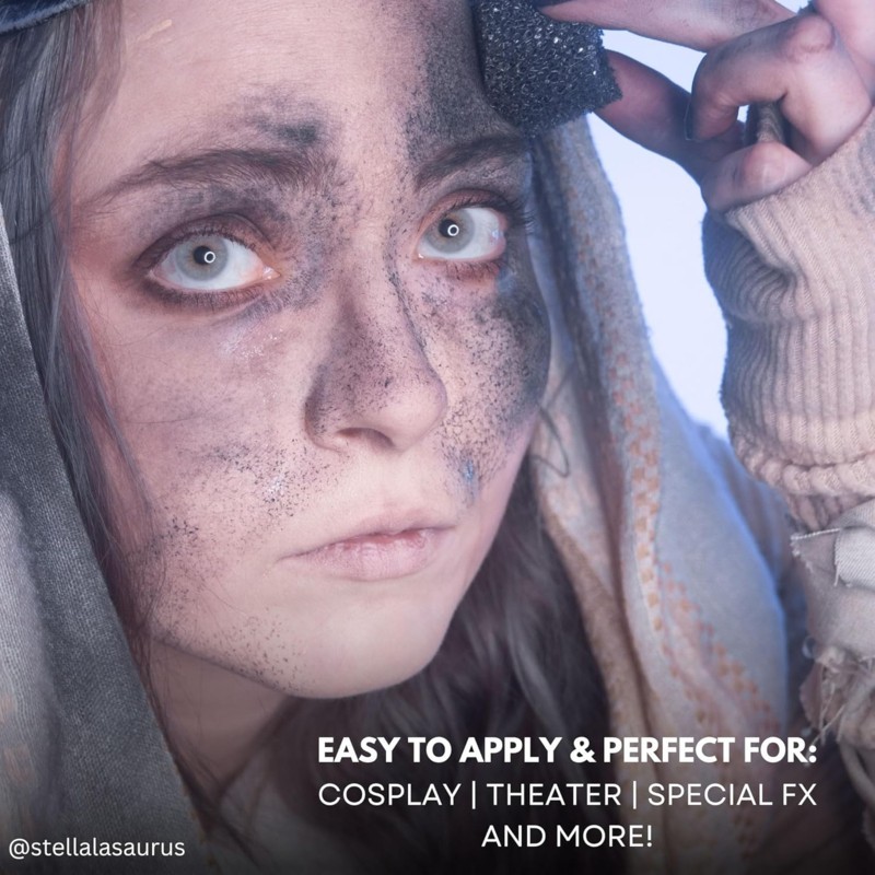 The entire assortment of Mehron face paint can be found at Noddies.