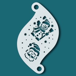 Face paint stencil details| Superstar Facepaint Stencil - Winter Friends SJ-77101