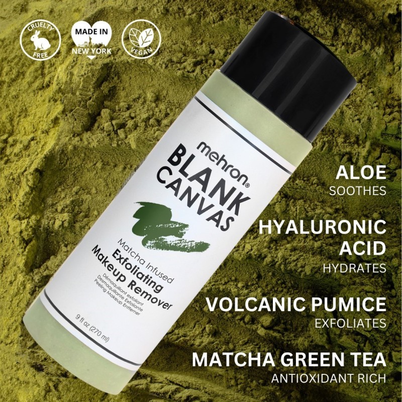An effective yet gentle makeup-removing scrub with a powerful blend of volcanic pumice and green tea leaves!