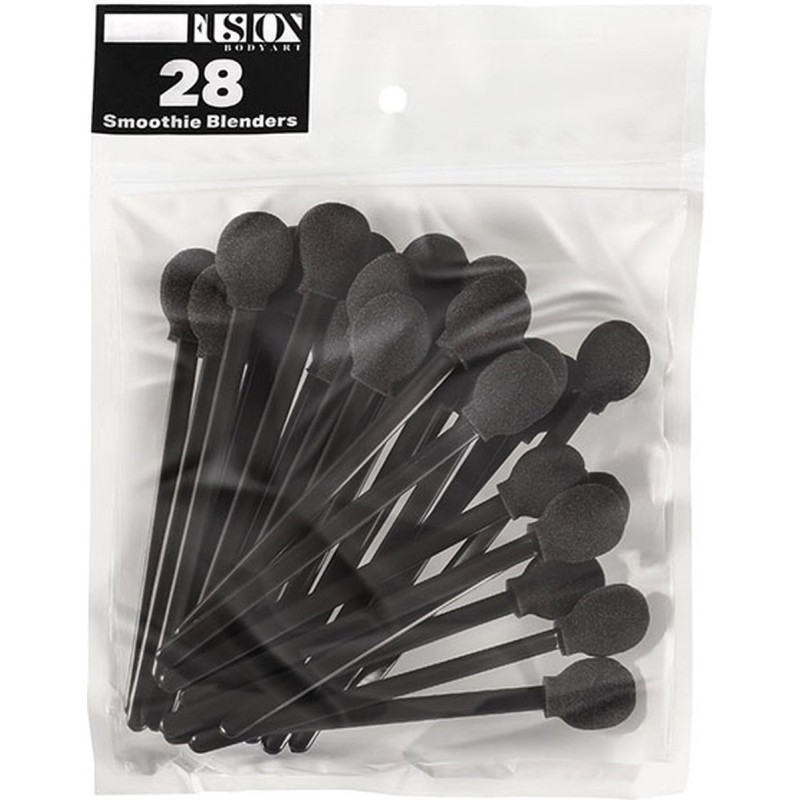 Fusion Applicators | Makeup Sponge | Lollipop Smoothie Blender Round Black