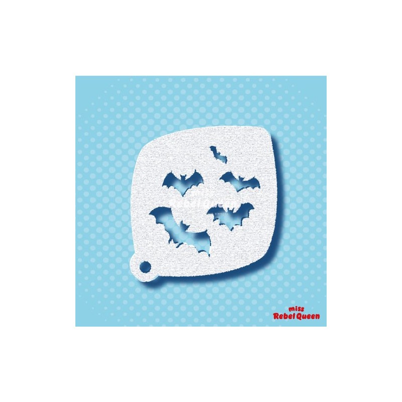 MRQ Face Paint Stencil | Bats Bat | Facepainting