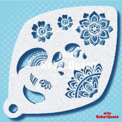 Facepaint & Makeup | MRQ Stencils - Perfect Paisley