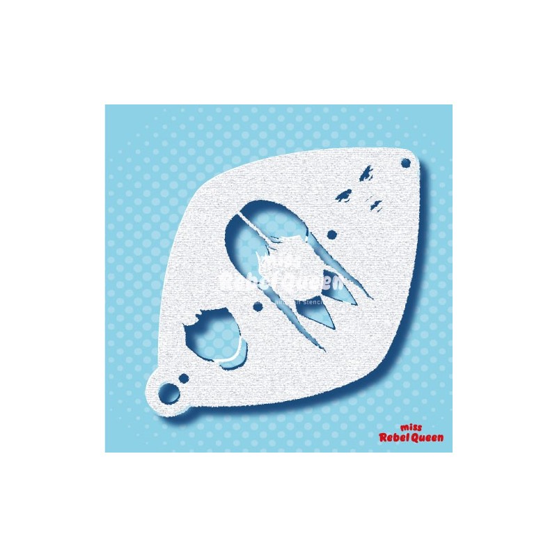 Facepaint & Makeup | MRQ Face Paint Stencil | Adams Girl