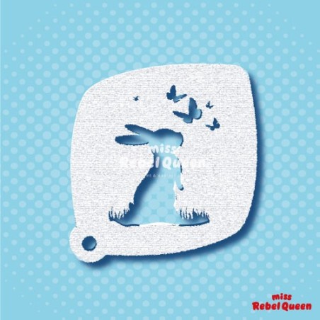 Facepaint & Makeup | MRQ Face Paint Stencil | Easter Bunny Single