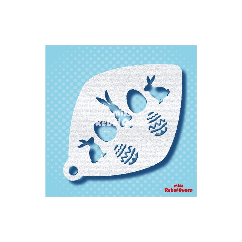 Facepaint & Makeup | MRQ Face Paint Stencil | Easter Bunny Family