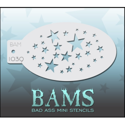 Facepaint & Makeup | Face paint stencil | BAM1039 | Stars