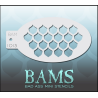 Facepaint & Makeup | Face paint stencil | BAM1013 | Mermaid scales