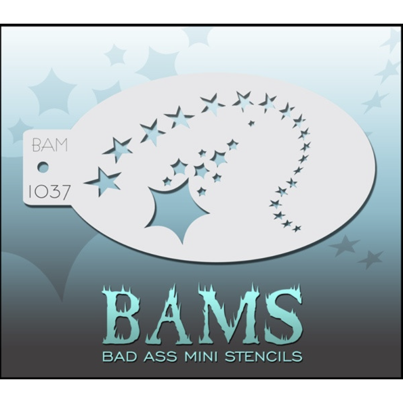 Facepaint & Makeup | Face paint stencil | BAM1037 | Stars & dots