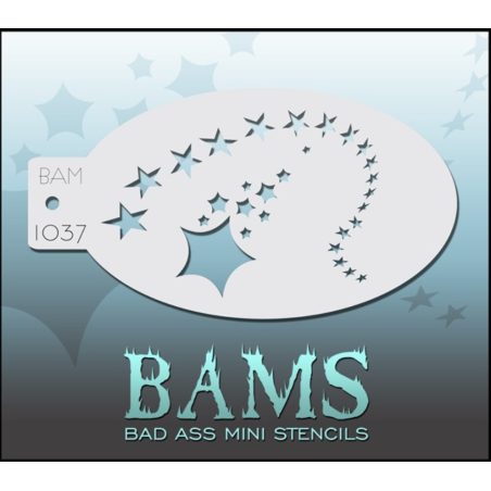 Facepaint & Makeup | Face paint stencil | BAM1037 | Stars & dots