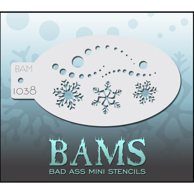 Facepaint & Makeup | Face paint stencil | BAM1038 | Winter Glow