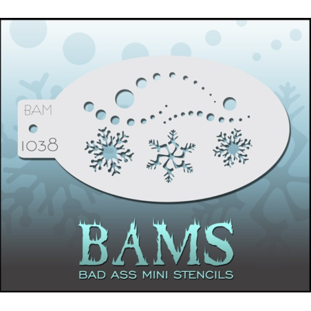 Facepaint & Makeup | Face paint stencil | BAM1038 | Winter Glow