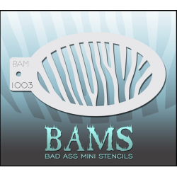 Facepaint & Makeup | Face paint stencil | BAM1003 | Zebra