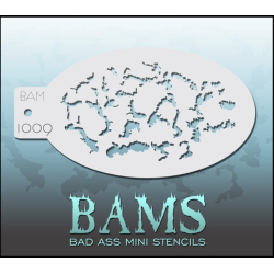 Facepaint & Makeup | Face paint stencil | BAM1009 | Splatter