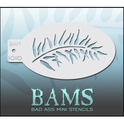 Facepaint & Makeup | Face paint stencil | BAM1010 | Bamboo Leave