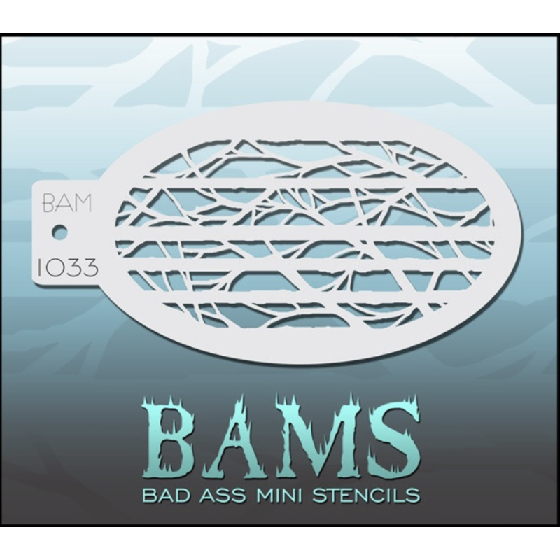 Facepaint & Makeup | Face paint stencil | BAM1033 | Scratches