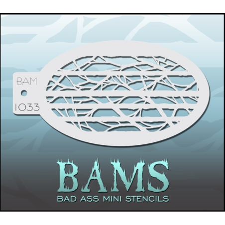 Facepaint & Makeup | Face paint stencil | BAM1033 | Scratches