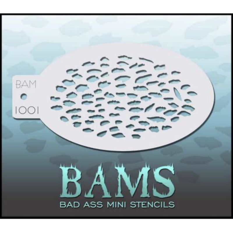 Facepaint & Makeup | Face paint stencil | BAM1001 | Leopard
