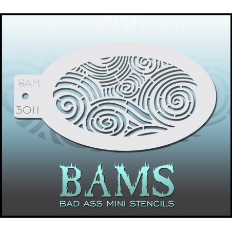 Facepaint & Makeup | Face paint stencil | BAM3011 | Spiral