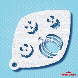 Schmink & Facepaint | MRQ Face Paint Stencil | Pumpkin Faces