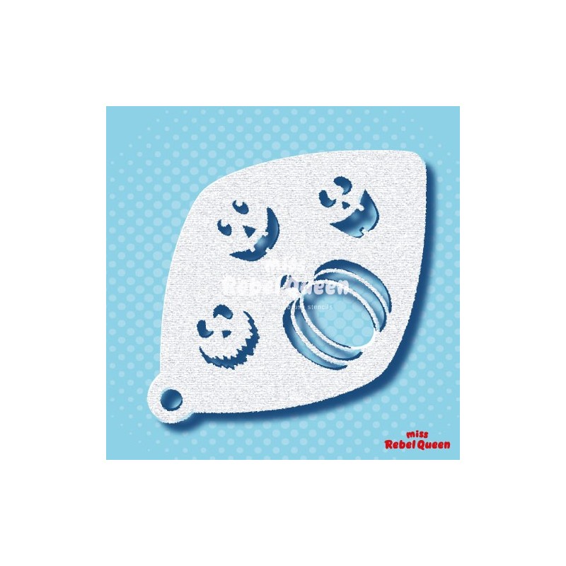 Schmink & Facepaint | MRQ Face Paint Stencil | Pumpkin Faces