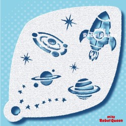 Schmink & Facepaint | MRQ Face Paint Stencil | I Need Space Large