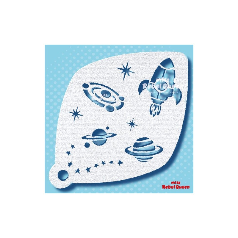 Schmink & Facepaint | MRQ Face Paint Stencil | I Need Space Large