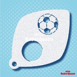Schmink & Facepaint | MRQ Face Paint Stencil | Soccer ball