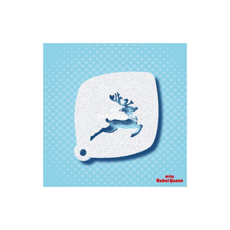 Schmink & Facepaint | MRQ Face Paint Stencil | Jumpin Rudolph