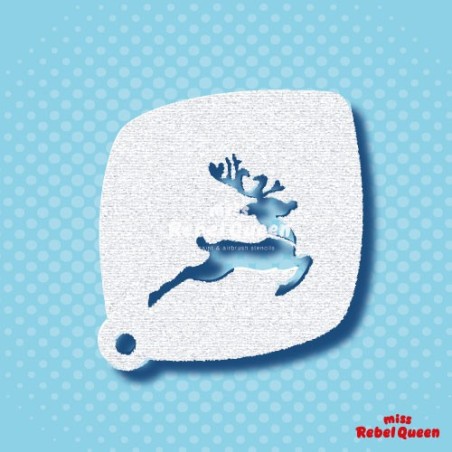 Schmink & Facepaint | MRQ Face Paint Stencil | Jumpin Rudolph