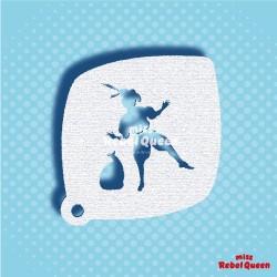 Schmink & Facepaint | MRQ Face Paint Stencil | Dancing Piet