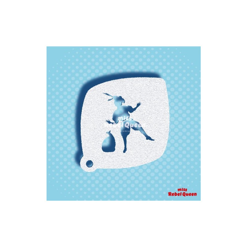 Schmink & Facepaint | MRQ Face Paint Stencil | Dancing Piet