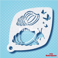 Schmink & Facepaint | MRQ Face Paint Stencil | Snailey the Snail