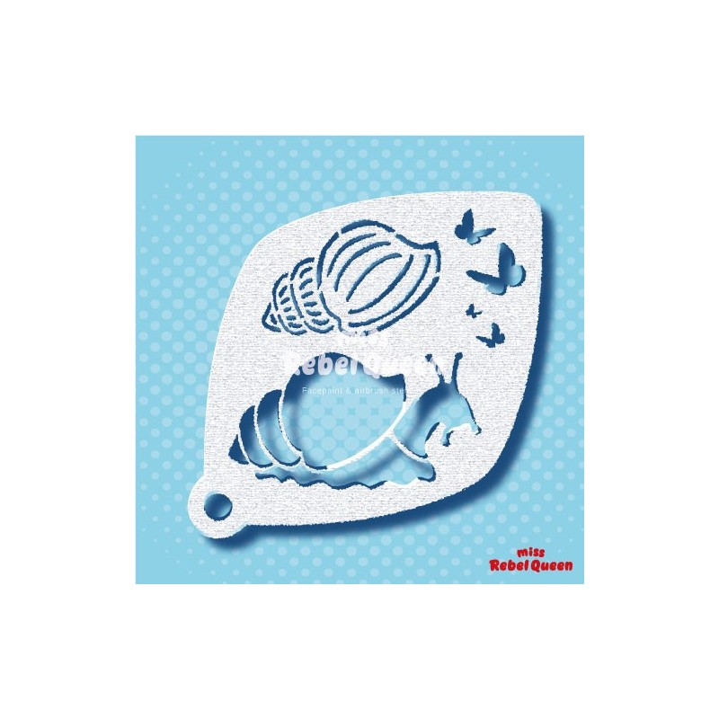 Schmink & Facepaint | MRQ Face Paint Stencil | Snailey the Snail