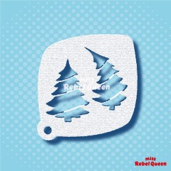 Schmink & Facepaint | MRQ Face Paint Stencil | Christmas Tree